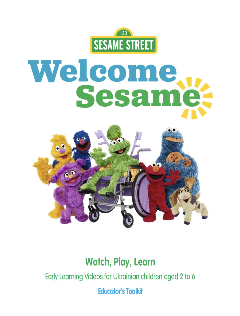 Toolkit for Educators Sesame street