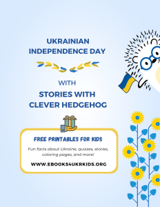 Download Free Printables for Kids. Ukrainian Independence Day Fun Activities for Kids