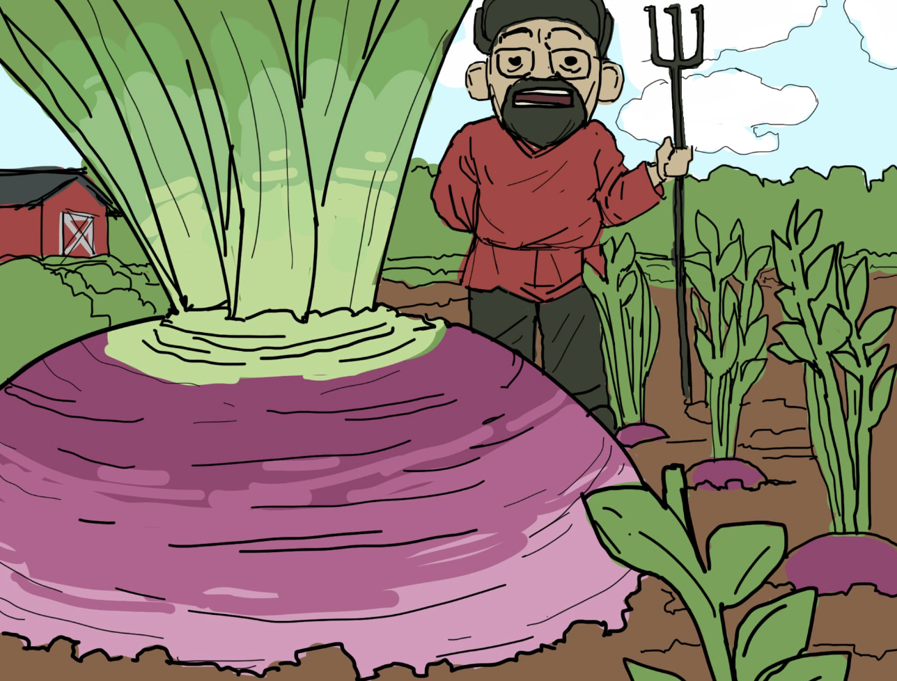 The Enormous Turnip Fairy Tales Stories with Clever Hedgehog репка
