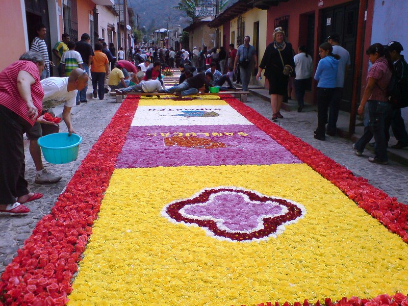альфомбра Великдень Гватемала