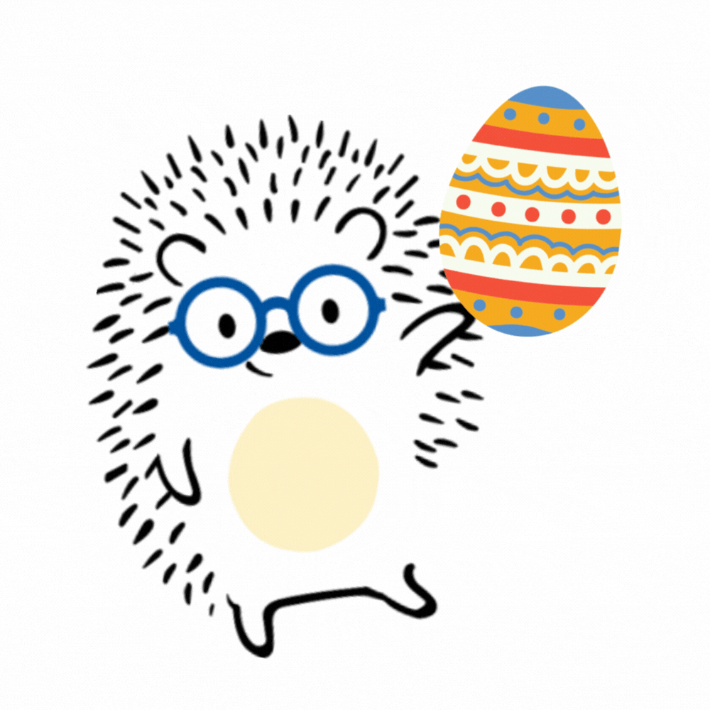 Easter for kids with Clever Hedgehog