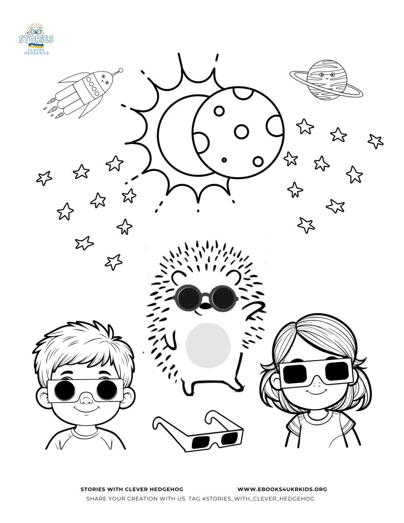Fun Facts About A Solar Eclipse for Kids - Stories with Clever Hedgehog